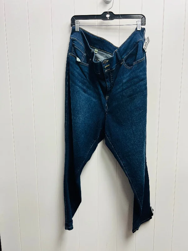 Blue Denim Jeans Boyfriend Torrid, Size 26