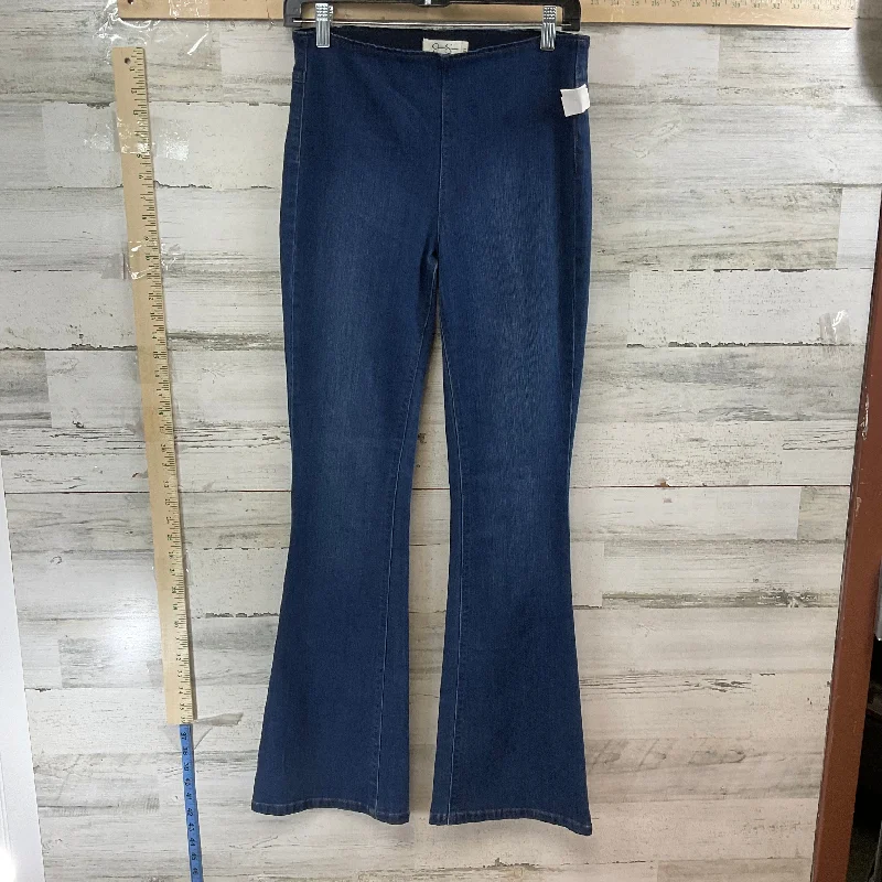 Jeans Flared By Jessica Simpson In Blue Denim, Size: 4