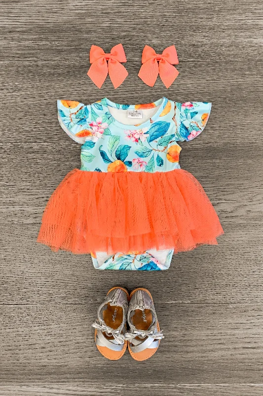 Fruity Floral Tutu Onesie