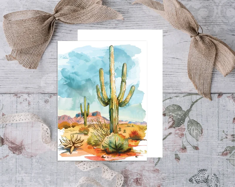 Desert Horizon Greeting Card