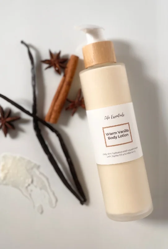 Handcrafted NonToxic Warm Vanilla Body Lotion