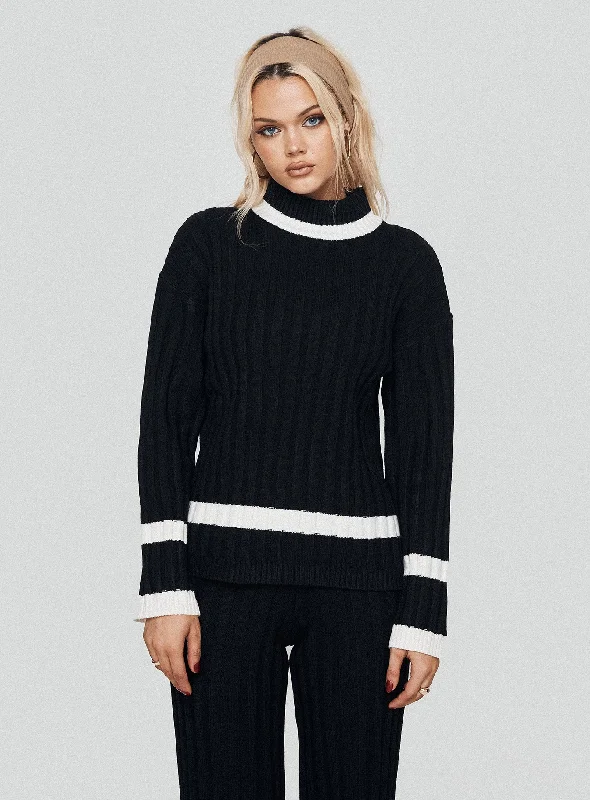 Montenegro Knit Sweater Black/cream