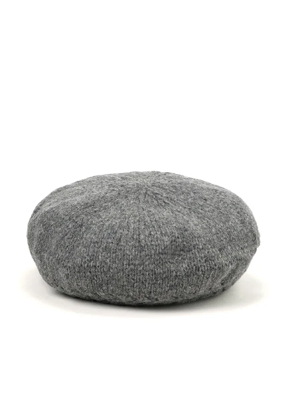 KNITTED LAMBSWOOL BERET