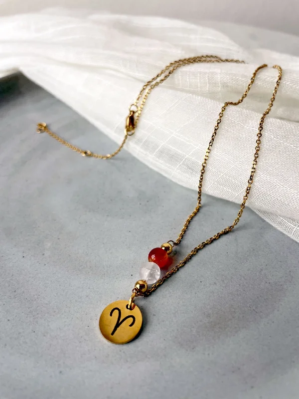 Zodiac Necklace Aries