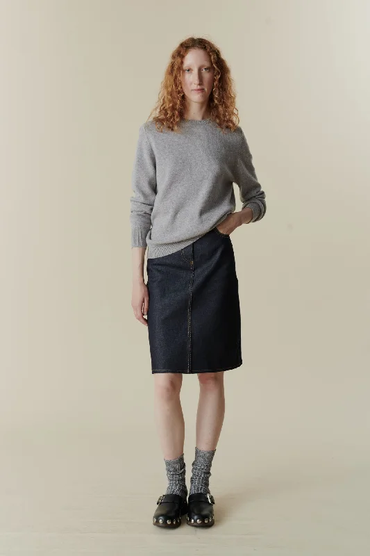 Women's Jean Skirt - Indigo Denim