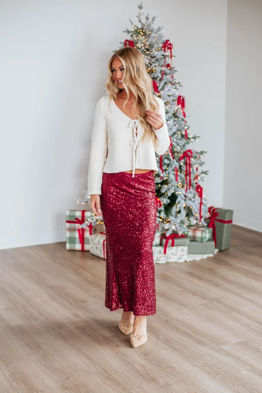 Azley Sequin Skirt