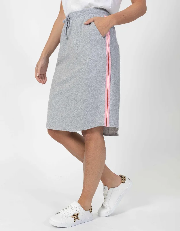 Central Park Skirt - Grey Marle