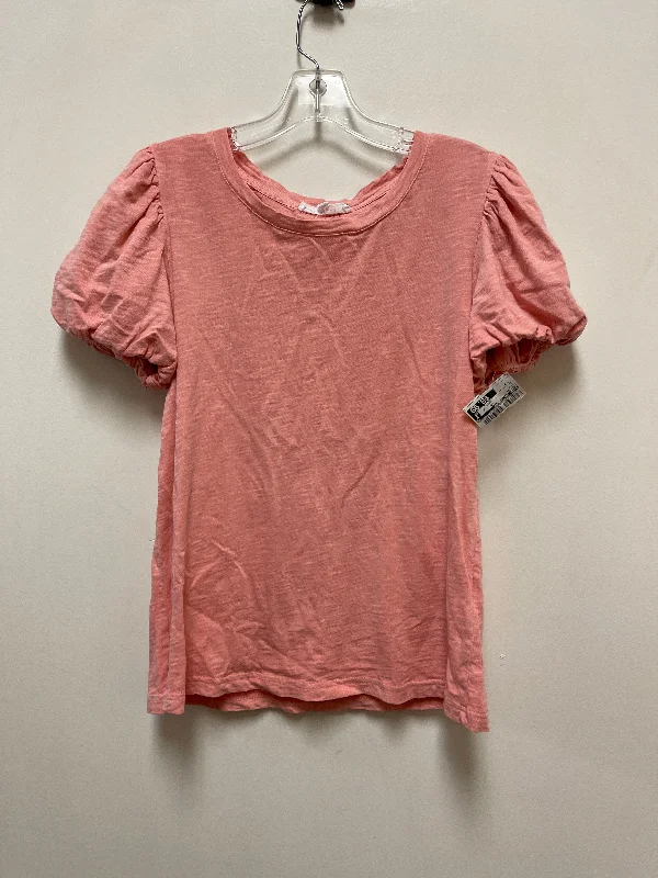 Top Short Sleeve By Jane And Delancey In Pink, Size: M