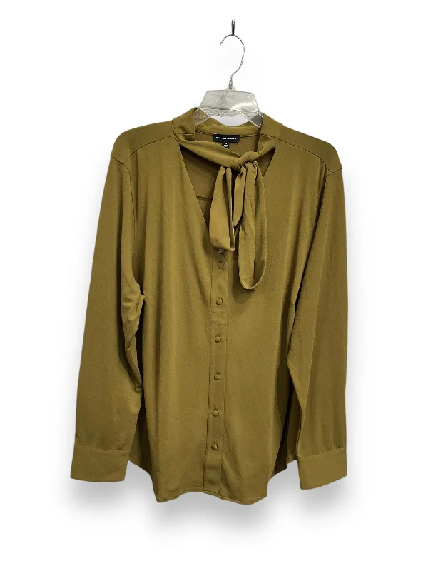 Blouse Long Sleeve By Universal Standard In Green, Size: M