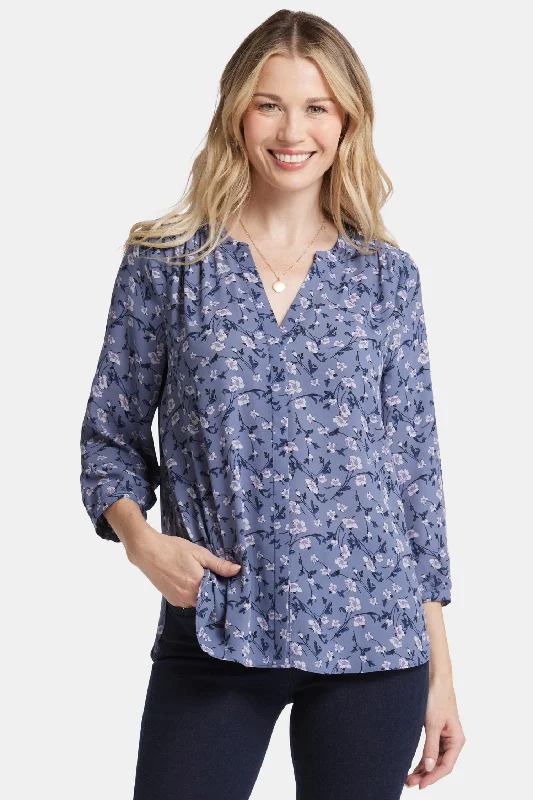 Pintuck Blouse - Dusk to Dawn