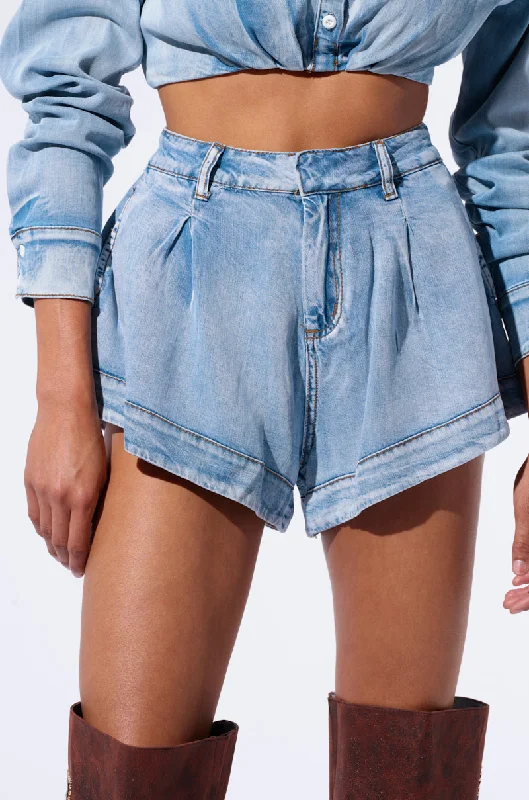 NO APOLOGIES DENIM SHORT