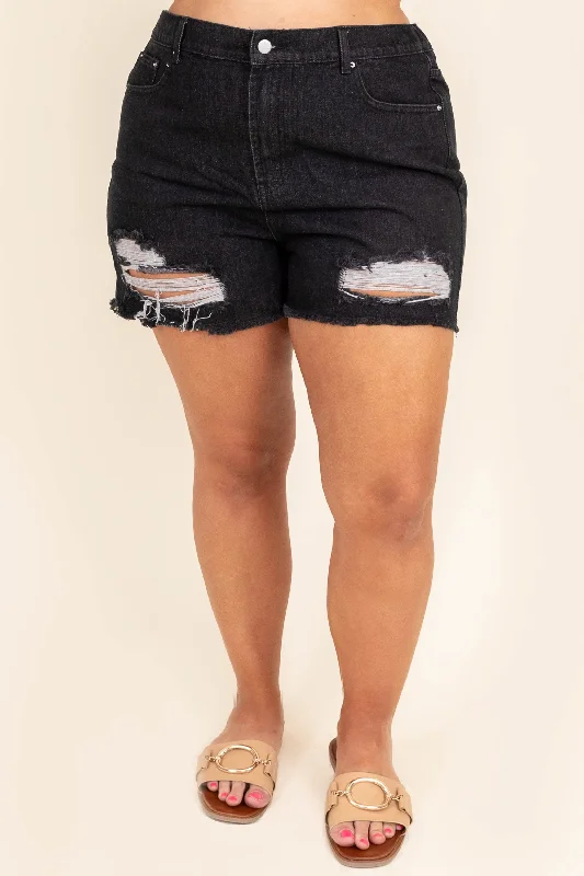 Sunset Surf Shorts, Black