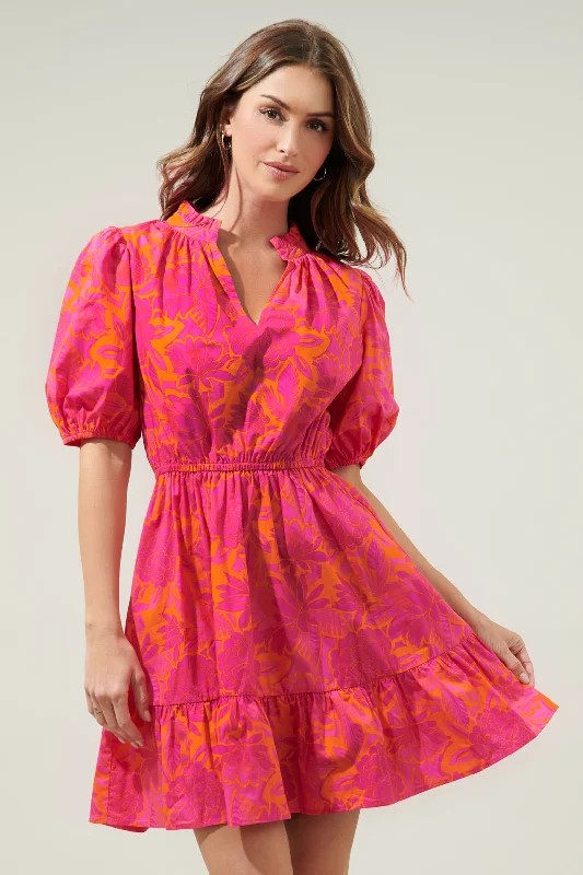 Bali Tropics Marissa Mini Poplin Dress