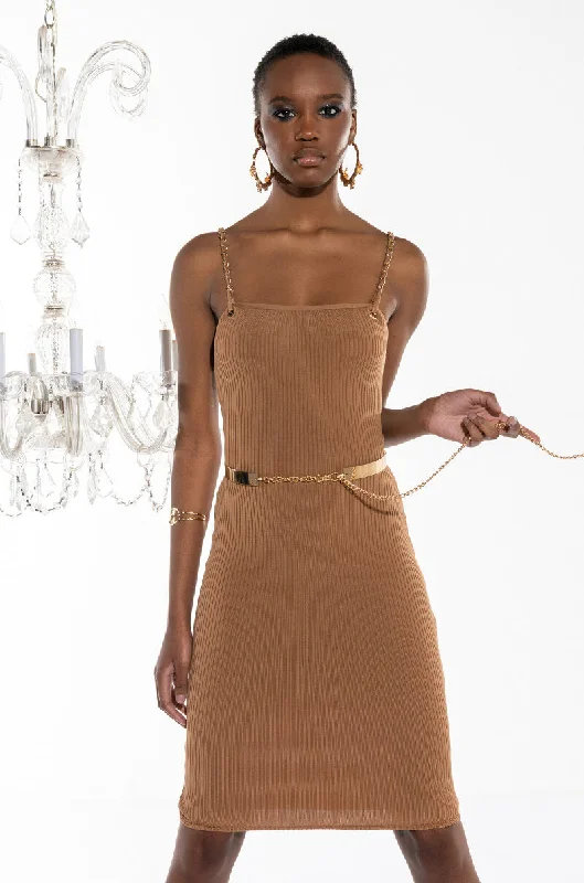 PERFECT EVERYDAY BANDAGE MIDI DRESS