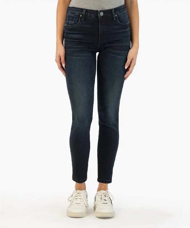 Donna High Rise Fab Ab-Ankle Skinny Jean In Persistence Wash