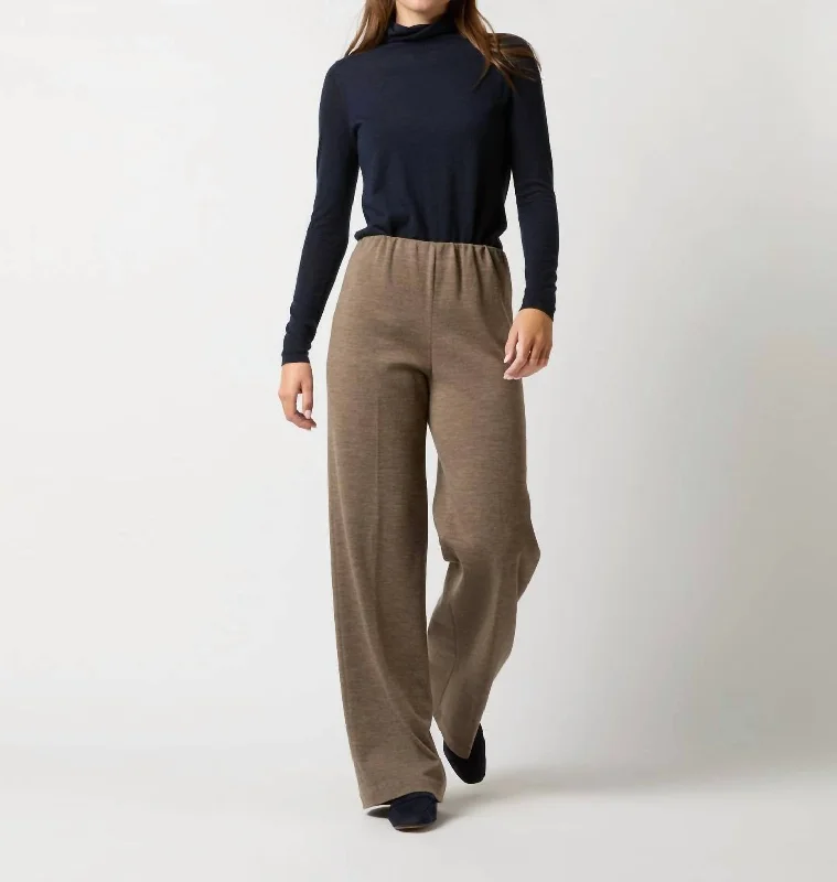 Maura Pull-On Pant In Heather Mink