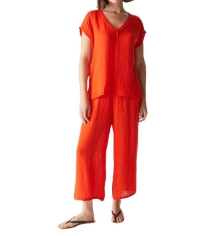 Medina Pant In Pomodoro