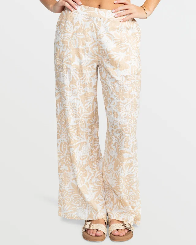 Midnight Avenue Wide Leg Pants - Ginger Root Suntrip