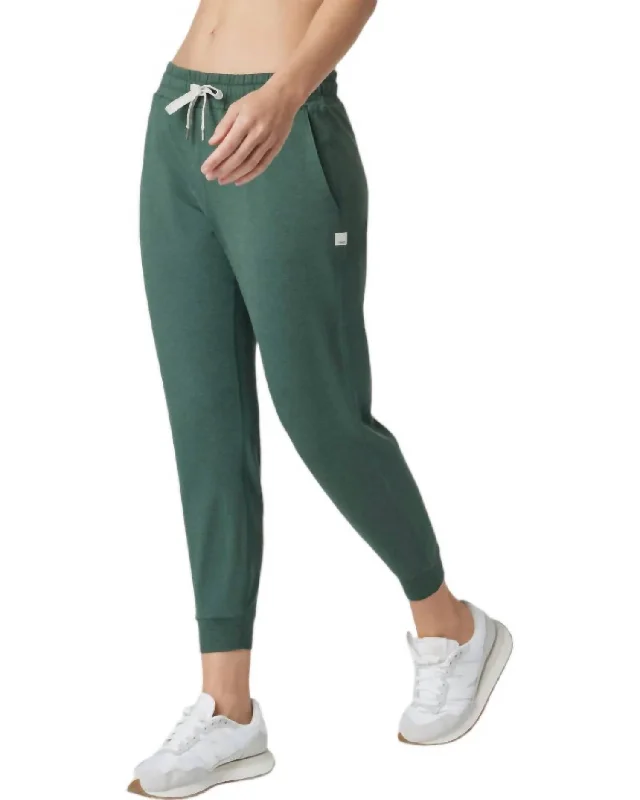 Performance Joggers In Marsh Heather