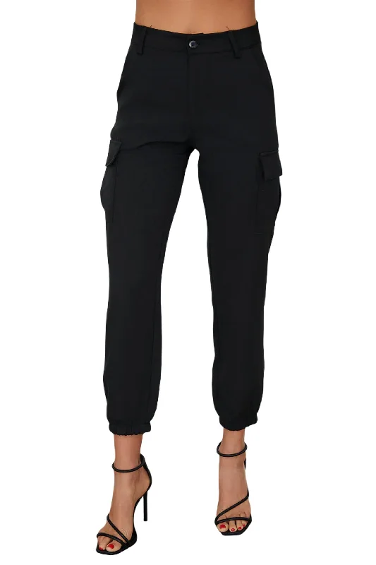 Trouser Cargo Pant In Black