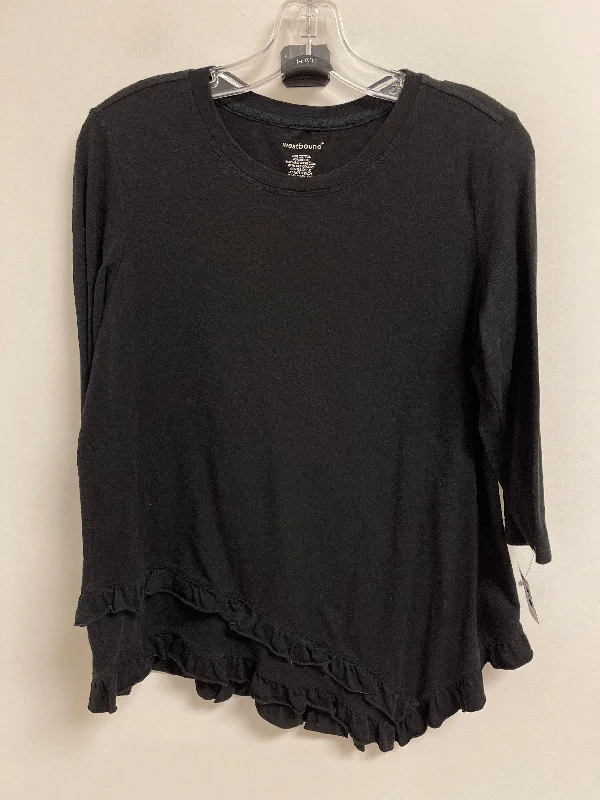 Top Long Sleeve By West Bound In Black, Size: M